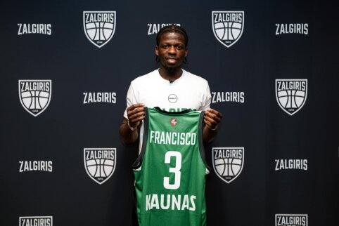 Sirgaliams prisistatęs S. Francisco: „Žalgiris“ – puiki vieta, kur gali tobulėti“