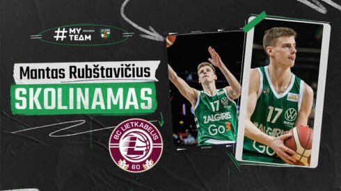 „Žalgiris“ pasirašė ilgalaikę sutartį su M. Rubštavičiumi bei išnuomavo jį į „Lietkabelį“