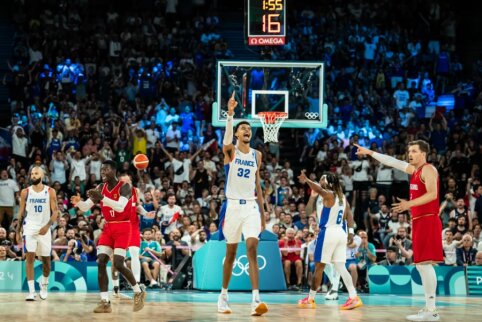Olimpiados pusfinalyje – Prancūzijos triumfas prieš pasaulio čempionus