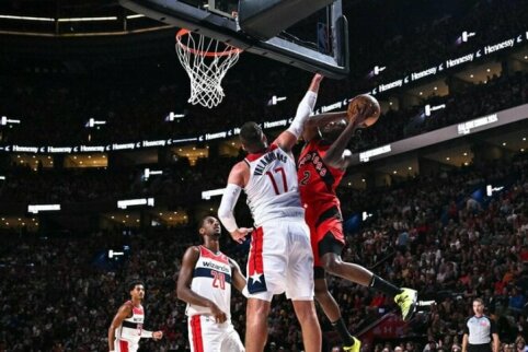 J. Valančiūnas gavo ribotą laiką žaisti, o „Wizards“ vėl pralaimėjo