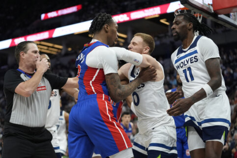 NBA lygoje – masinės muštynės ir 20 metų neregėta statistika
