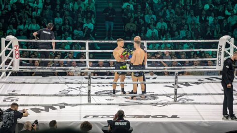 „UTMA 12“ M. Danius jau pirmame raunde pasiuntė varžovą į gilų nokautą ir iškovojo pergalę