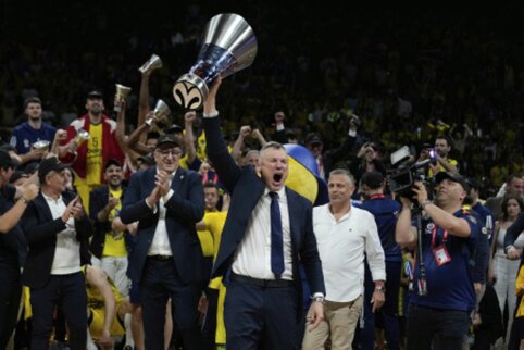 Titulą su „Fenerbahce“ švenčiantis Šaras pasakė tvirtai: myliu šį klubą, tačiau už „Žalgirį“ man niekas nebus aukščiau