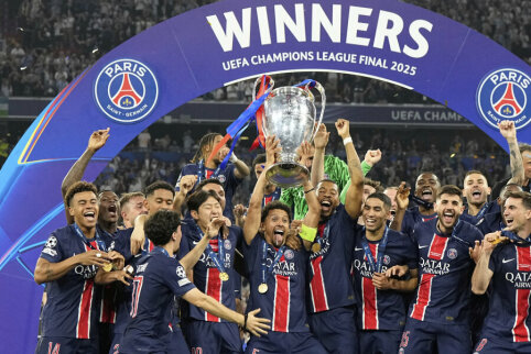 Istorinė pergalė: PSG triumfavo Čempionų lygoje po įvarčių fiestos