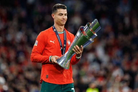 Trečias C. Ronaldo triumfas su rinktine: portugalai buvo stipriausi Tautų lygoje