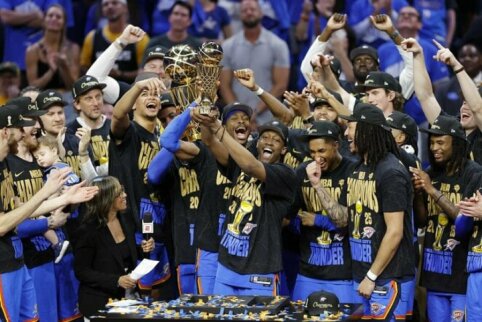 MVP tapęs S. Gilgeous-Alexanderis atvedė „Thunder“ į čempionišką finalo pergalę