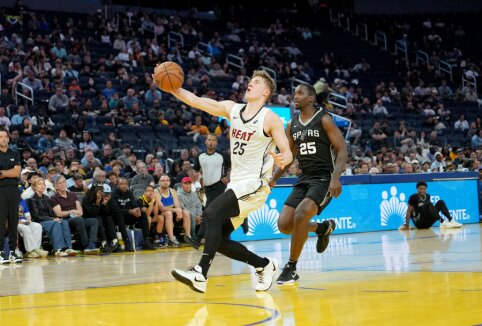 K. Jakučionio sąskaitoje dar vienas solidus pasirodymas su „Heat“ marškinėliais
