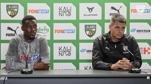„Kauno Žalgirio“ treneris E. Černiauskas: „Stengsimes Islandijoje būti geresni nei Kaune“