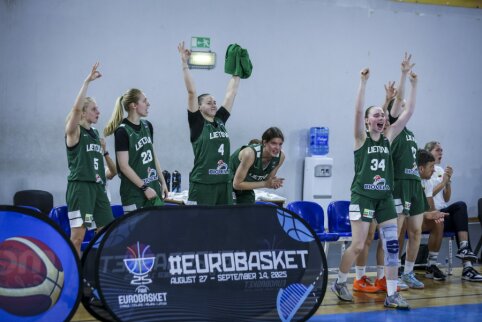 Du zuikiai – vienu šūviu: Lietuvos U20 merginų rinktinė žengė į ketvirtfinalį bei išsaugojo vietą elite