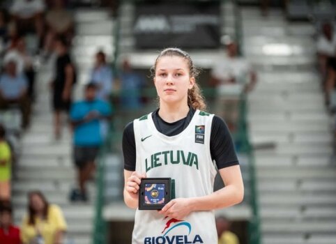 Lietuvos U20 merginų rinktinės lyderė – Europos čempionato simboliniame penketuke