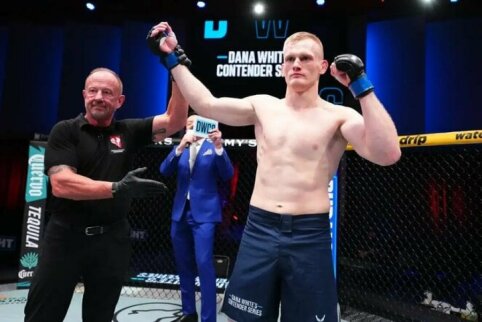 M. Kondratavičius dominavo ringe ir techniniu nokautu iškovojo kontraktą su UFC