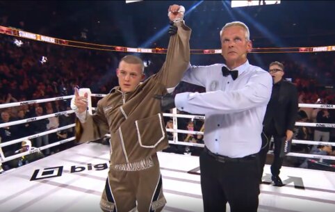 Laimėjęs E. Stanionis susigraudino: „Ką aš galiu pasakyt?“