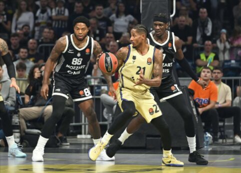 Pamatykite: W. Clyburno tolima bomba įtvirtino „Barcelonos“ pergalę Belgrade