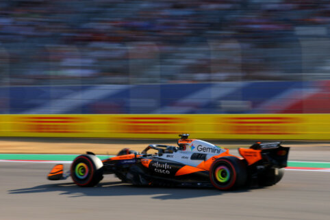 L. Norrisas, „Ferrari“ ir „Red Bull“ – San Paulo treniruotėje greičiausias dugne