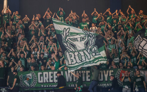 „Žalgirio“ fanai protestavo prieš naująjį KAM ministrą