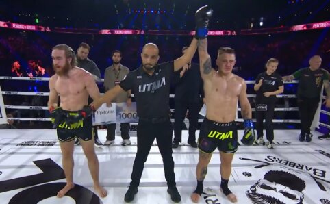 D. Rimkus – be diržo: M. Perednis du kartus savo varžovą siuntė į nokautą bei šventė pergalę