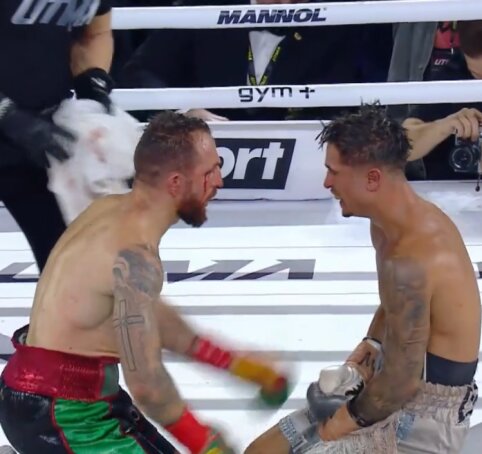 Netikėta: sunkioje kovoje po teisėjų sprendimo E. Kavaliauskas įveikė S. Molina