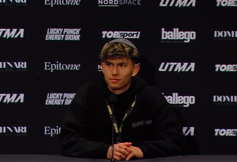 UTMA organizaciją išgyrė puikiai debiutavęs A. Gordonas: „Tai bus viena geriausių organizacijų pasaulyje“