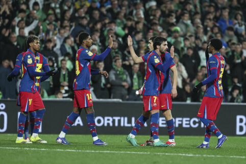&bdquo;Barcelona&ldquo; ekipa prasimu&scaron;ė į &bdquo;Copa del Rey&ldquo; ketvirtfinalį