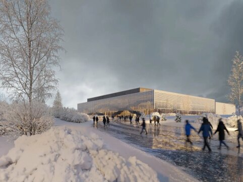 Pavaizduota, kaip gali atrodyti naujoji &bdquo;Ryto&ldquo; arena