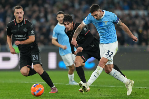 Dvikova tarp &bdquo;Lazio&ldquo; ir &bdquo;Lecce&ldquo; baigėsi be įvarčių