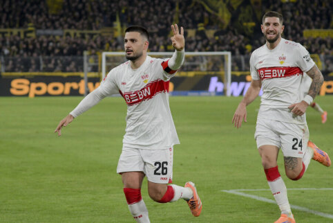 Stuttgartas i&scaron;vykoje įtikinamai įveikė Menchengladbacho &bdquo;Borussia&ldquo; ekipą