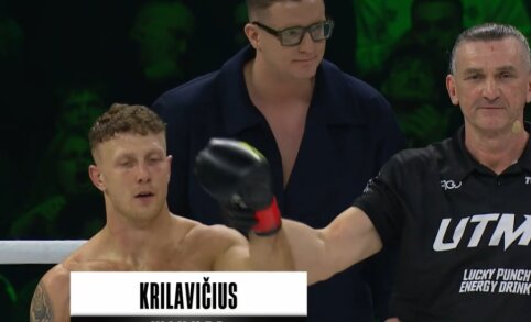 R. Krilavičius tik po sunkios kovos palaužė O. Buinicką
