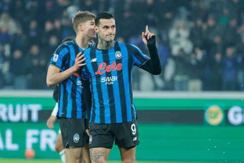 Italijoje demonstruojanti pakilią nuotaiką &bdquo;Atalanta&ldquo; įveikė &bdquo;Lazio&ldquo; klubą