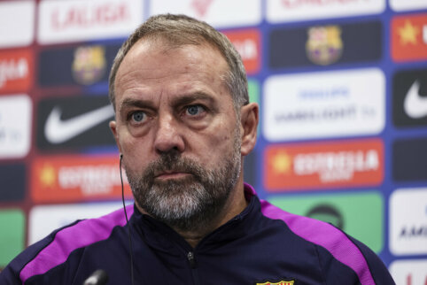 H. Flickas: Noriu, kad &bdquo;Barcelona&ldquo; būtų dinami&scaron;kesnė ir geresnė, kaip tada &bdquo;Atl&eacute;tico&ldquo;