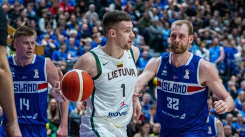 Islandija įveikė Lietuvos rinktinę