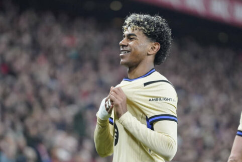 I&scaron;skirtinis L. Yamalio įvartis nulėmė sunkią &bdquo;Barcelonos&ldquo; pergalę svečiuose prie&scaron; baskus