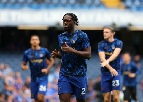 A. Disasi: I&scaron;gyvenau sunkų sezono laikotarpį &bdquo;Chelsea&ldquo; ekipoje