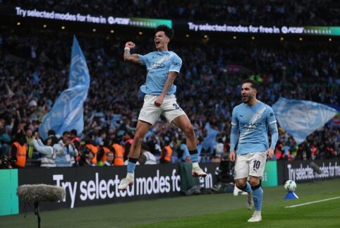 &bdquo;Manchester City&ldquo; triumfas: 21-erių anglas N. O'Reilly prisidėjo prie miestiečių pergalės prie&scaron; &bdquo;Arsenal&ldquo; Lygos taurės finale
