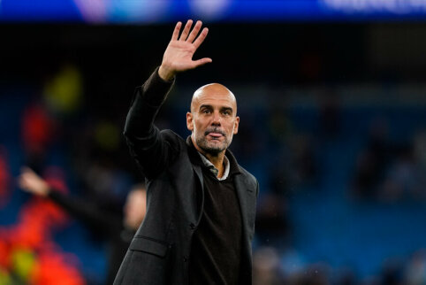 P. Guardiola: vis dar džiaugiuosi i&scaron;kovotais titulais