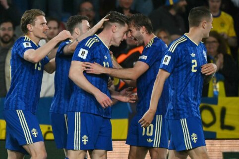 &Scaron;vedija įrodė prana&scaron;umą prie&scaron; Ukrainą, lenkai i&scaron;vengė Albanijos antausio