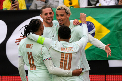 Milžinų mū&scaron;yje prancūzai nugalėjo Braziliją