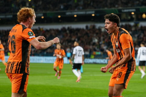 &bdquo;Shakhtar&ldquo; tvirtai pateko į Konferencijų lygos pusfinalį