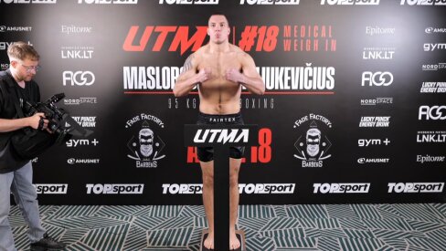 Paai&scaron;kėjo &bdquo;UTMA 18&ldquo; kovotojų svoriai: vienam sportininkui prireikė antro bandymo