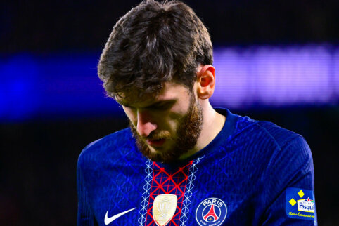 K. Kvaratskhelia pelnė du įvarčius ir lėmė užtikrintą paryžiečių pergalę