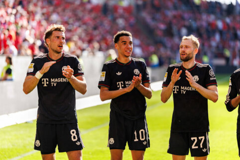 Vokietijoje &ndash; įspūdingas &bdquo;Bayern&ldquo; sugrįžimas i&scaron; 3 įvarčių deficito