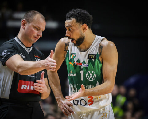 Po sunkios pradžios per pirmus du kėlinius Žalgiris įveikė &bdquo;&Scaron;iaulius&ldquo; tik po pertraukos