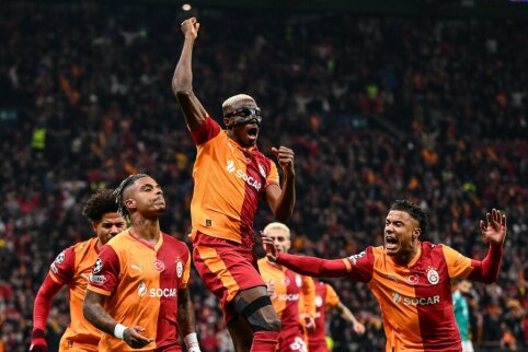 Derbį laimėjęs &bdquo;Galatasaray&ldquo; klubas priartėjo prie Turkijos čempiono titulo