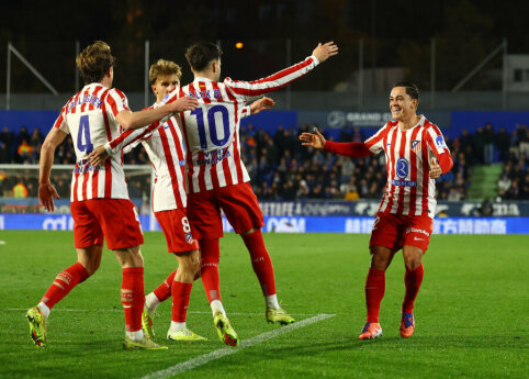 &bdquo;Atletico&ldquo; klubas i&scaron;kovojo pergalę Valensijoje