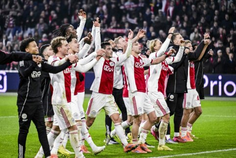 Ajax i&scaron;vengė pralaimėjimo pridėtame laike prie&scaron; čempioną PSV