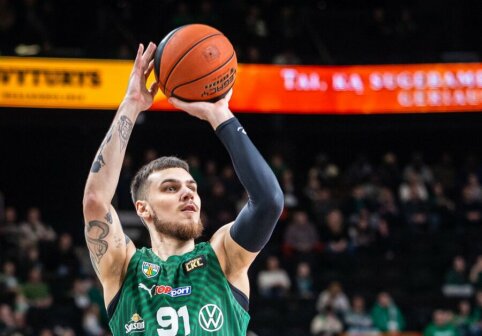Žalgiris, nu&scaron;lavęs lyderius, nepasigailėjo &bdquo;Lietkabelio&ldquo;, užsitikrinusio penktąją vietą
