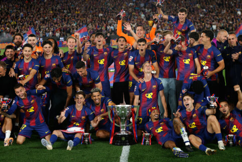 9 minutės nulėmė viską: &bdquo;Barcelona&ldquo; laimėjo El Clasico ir tapo La Liga čempionais