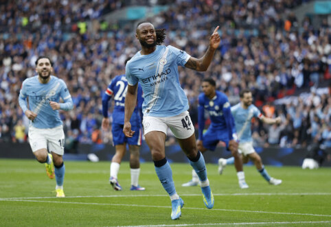 A. Semenyo įvartis padovanojo &bdquo;Man City&ldquo; antrąjį sezono trofėjų