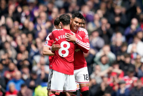 &bdquo;Man Utd&ldquo; užsitikrino trečiąją vietą, Bruno Fernandesas įra&scaron;ė savo vardą į &bdquo;Premier&ldquo; lygos istoriją
