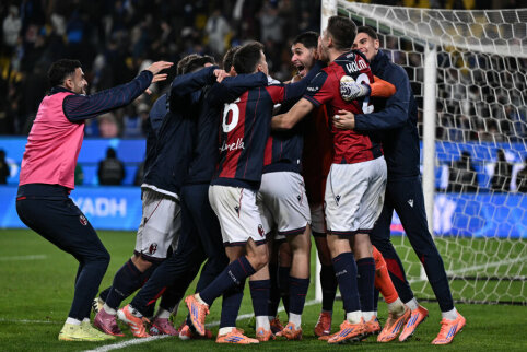 &bdquo;Bologna&ldquo; minimaliu rezultatu įveikė &bdquo;Atalantos&ldquo; ekipą