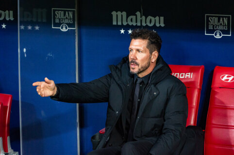D. Simeone kalbėjo apie savo ateitį &bdquo;Atletico&ldquo; klube